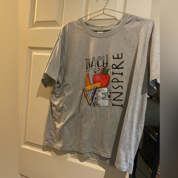 Other - Women’s Gray Teacher Inspire Graphic T-Shirt- 2xl